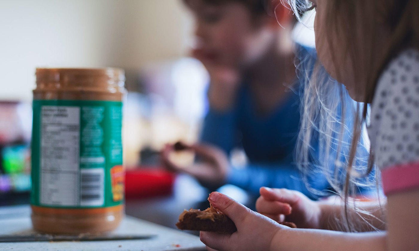 Children eating